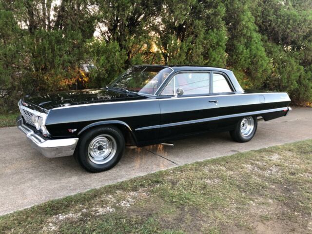 1963 Black Chevrolet Bel Air/150/210 Coupe