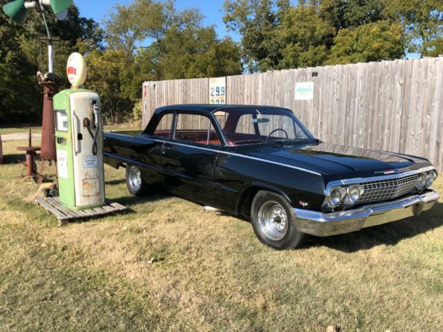 1963 Black Chevrolet Bel Air/150/210 Coupe