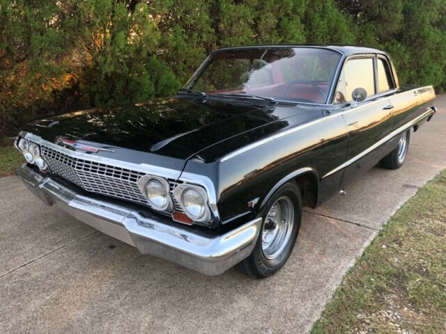 1963 Black Chevrolet Bel Air/150/210 Coupe
