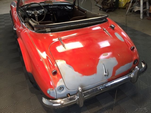 1963 Blue Austin Healey 3000 Convertible