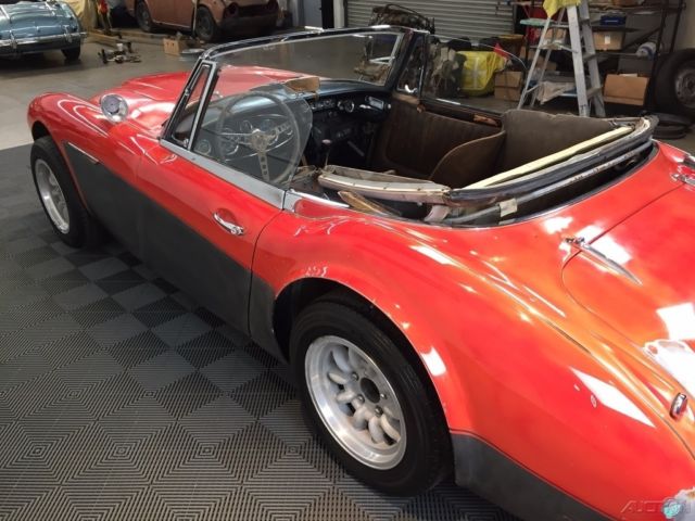 1963 Blue Austin Healey 3000 Convertible