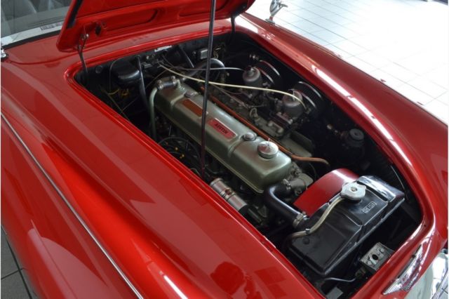 1963 Red Austin Healey MKII Convertible