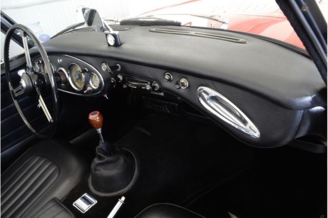 1963 Red Austin Healey MKII Convertible