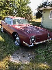1963 Maroon Studebaker Avanti Coupe