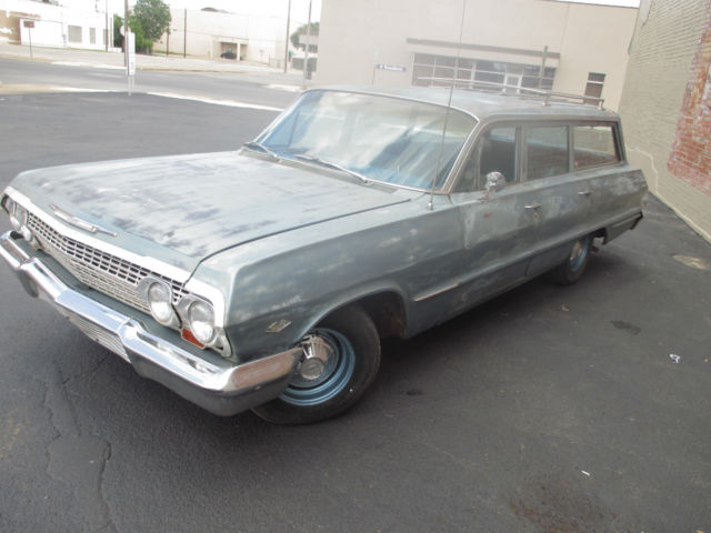 1963 Blue Chevrolet Bel Air/150/210 Wagon