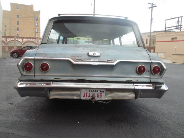 1963 Blue Chevrolet Bel Air/150/210 Wagon