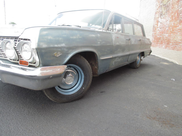 1963 Blue Chevrolet Bel Air/150/210 Wagon