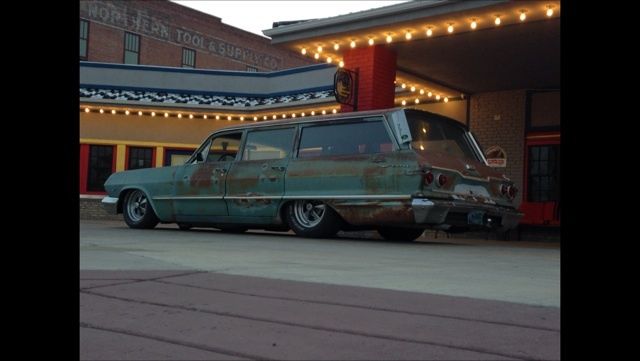 1963 Teal patina  Chevrolet Bel Air/150/210 Wagon