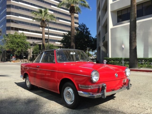 1963 Red BMW 700 Coupe --