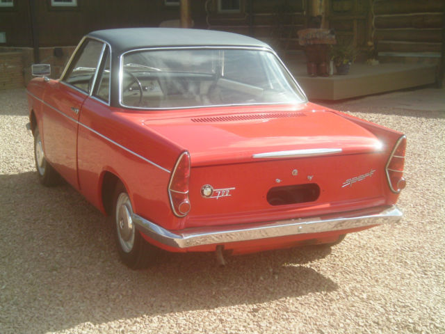 1963 Red BMW 700 Coupe --