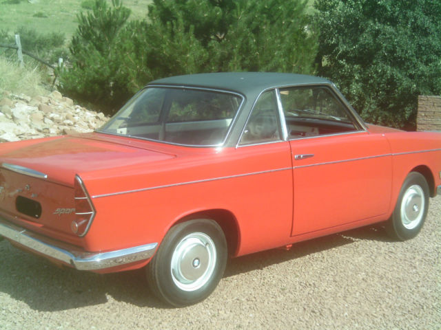 1963 Red BMW 700 Coupe --