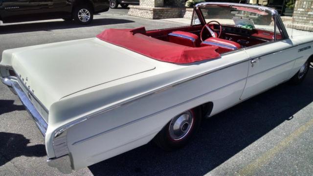 1963 White Buick Skylark Convertible