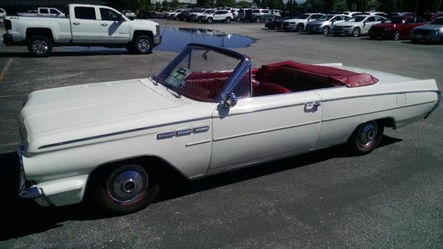 1963 White Buick Skylark Convertible