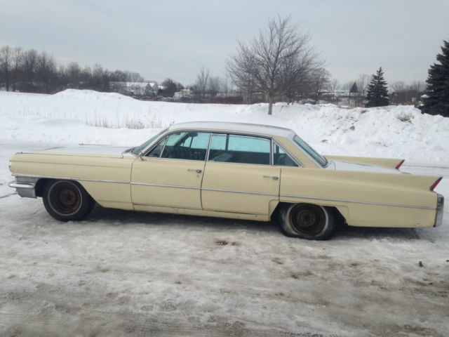 1963 White Cadillac DeVille