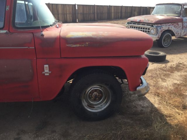 1963 Red Chevrolet C-10 Pickup