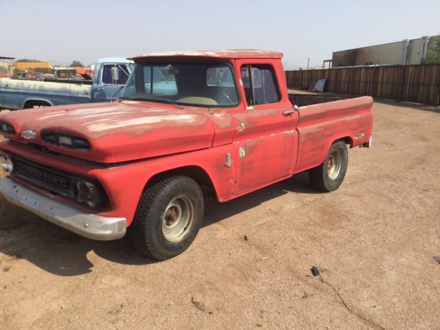 1963 Red Chevrolet C-10 Pickup