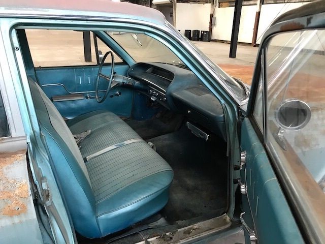 1963 Blue Chevrolet Bel Air/150/210 Sedan