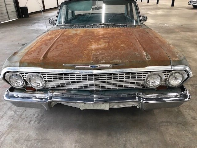 1963 Blue Chevrolet Bel Air/150/210 Sedan