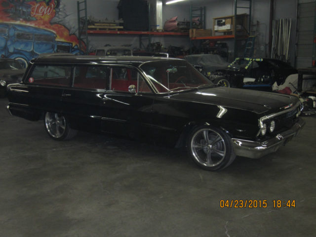 1963 Black Chevrolet Bel Air/150/210 Wagon