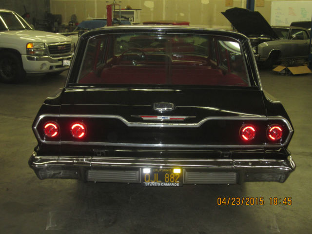 1963 Black Chevrolet Bel Air/150/210 Wagon