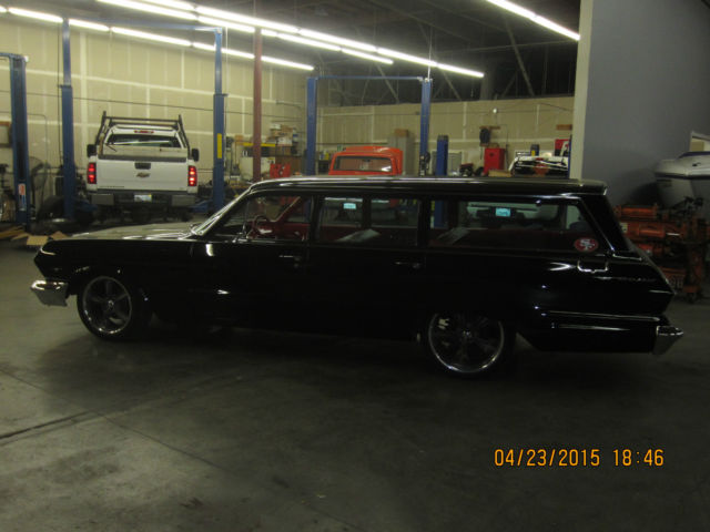 1963 Black Chevrolet Bel Air/150/210 Wagon