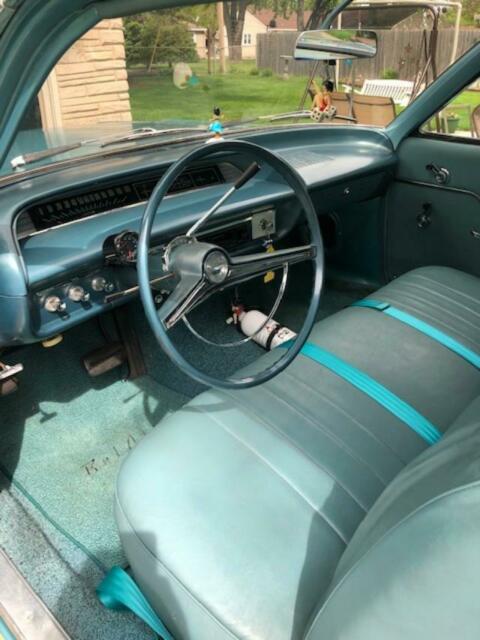 1963 Turquise Chevrolet Bel Air/150/210 Coupe