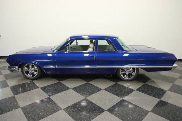 1963 Blue Chevrolet Bel Air/150/210 Coupe