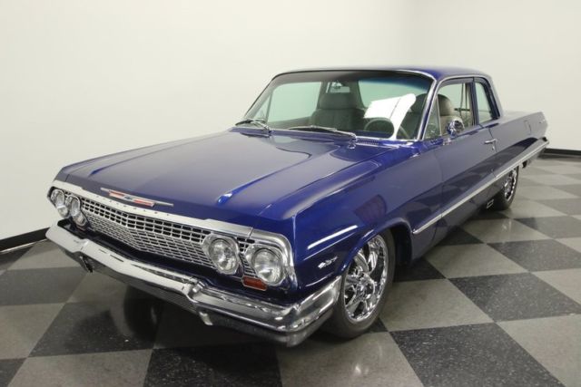 1963 Blue Chevrolet Bel Air/150/210 Coupe