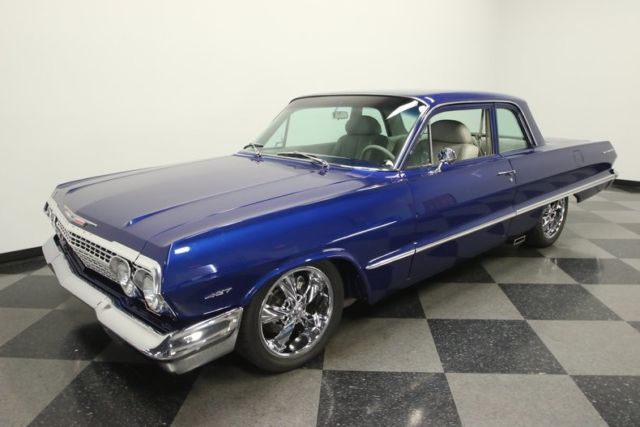 1963 Blue Chevrolet Bel Air/150/210 Coupe