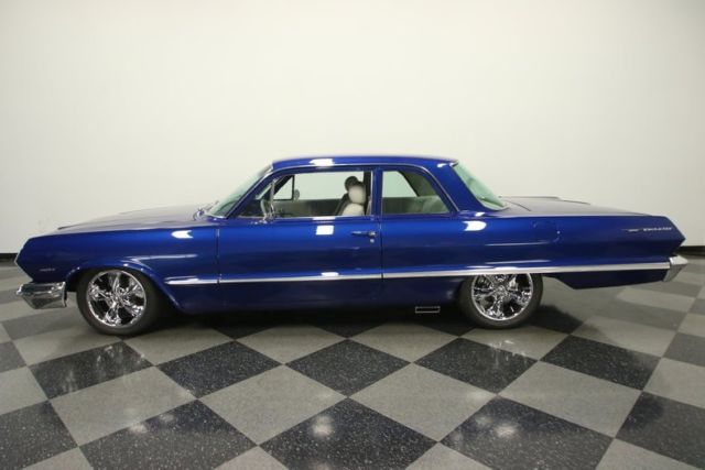 1963 Blue Chevrolet Bel Air/150/210 Coupe