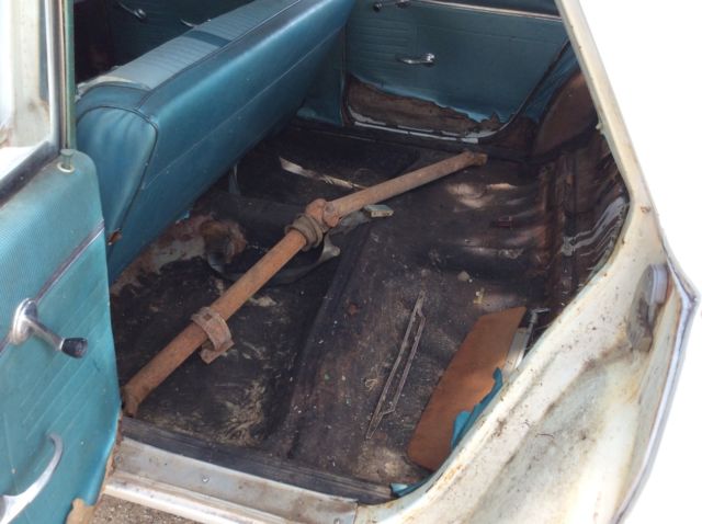 1963 White Chevrolet Impala 4dr sedan