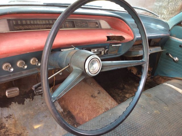 1963 White Chevrolet Impala 4dr sedan