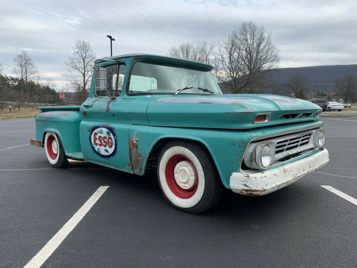 1963 Green Chevrolet C-10 Standard Cab Pickup