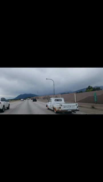 1963 White Chevrolet C-10 Long bed