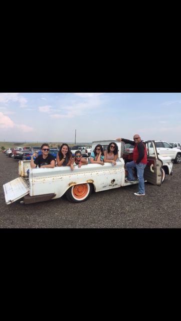 1963 White Chevrolet C-10 Long bed