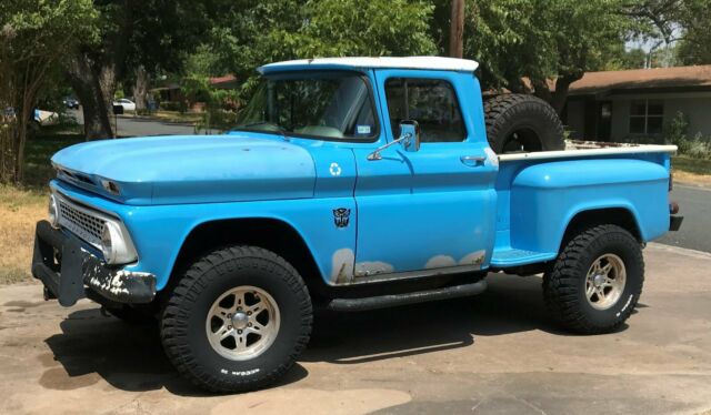1963 light blue Chevrolet C-10 Standard Cab Pickup