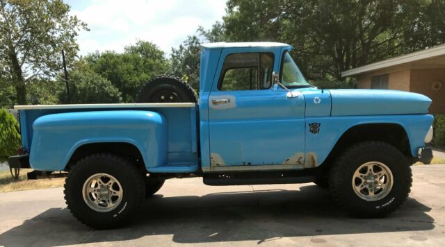 1963 light blue Chevrolet C-10 Standard Cab Pickup