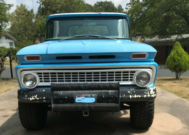1963 light blue Chevrolet C-10 Standard Cab Pickup