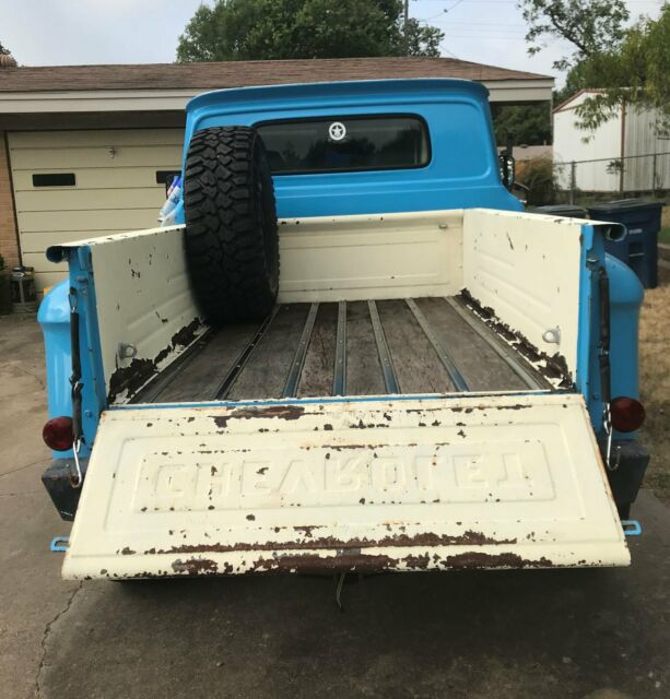 1963 light blue Chevrolet C-10 Standard Cab Pickup