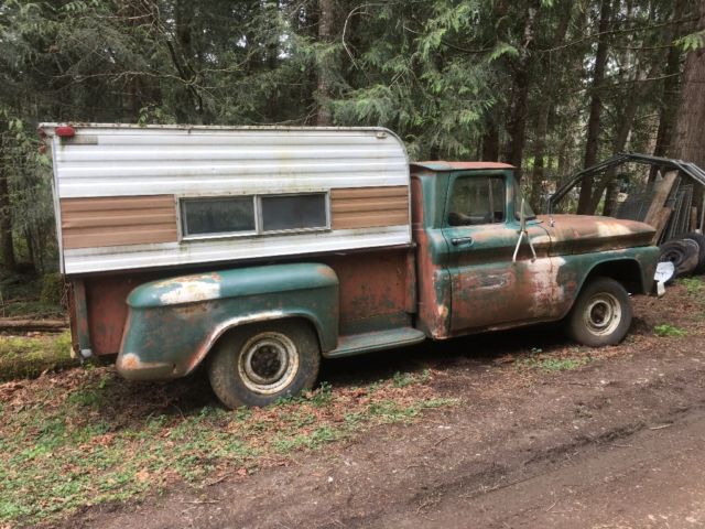 1963 Green Chevrolet C-10 Standard Cab Pickup