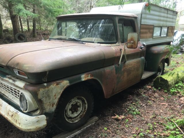 1963 Green Chevrolet C-10 Standard Cab Pickup
