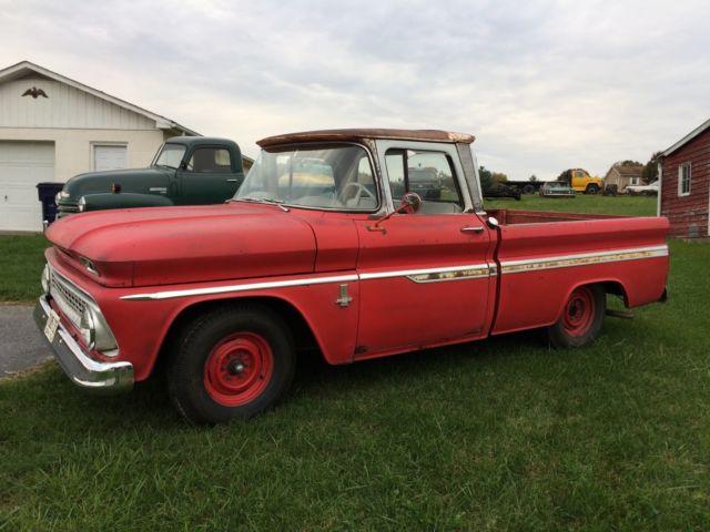 1963 Red Chevrolet C-10