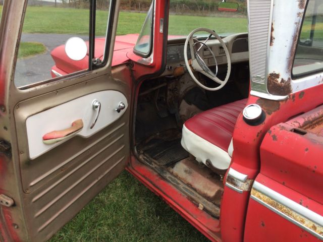 1963 Red Chevrolet C-10