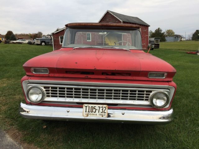 1963 Red Chevrolet C-10