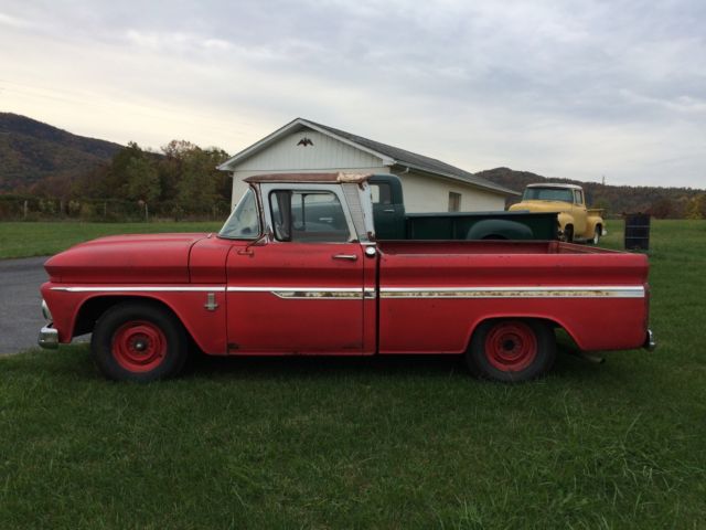 1963 Red Chevrolet C-10