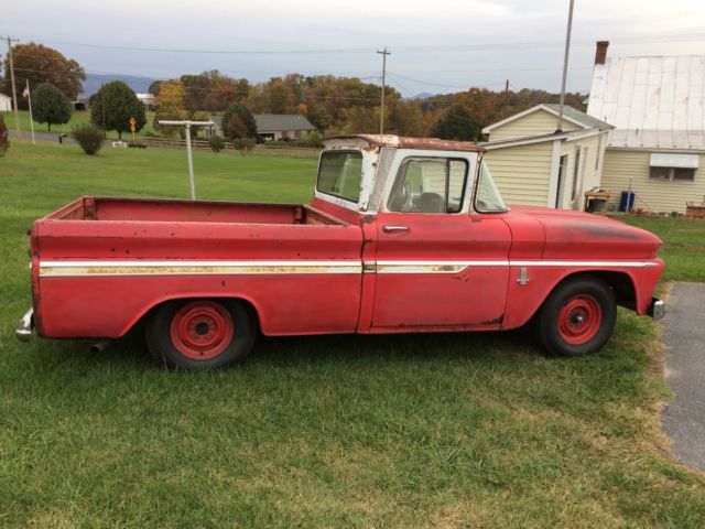 1963 Red Chevrolet C-10