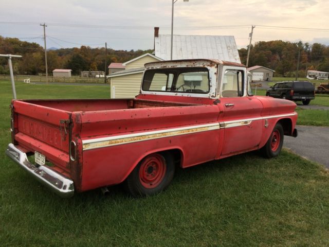 1963 Red Chevrolet C-10