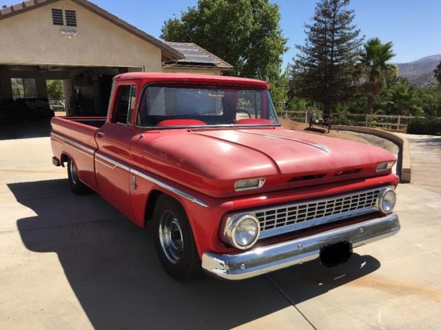 1963 Red Chevrolet C-10