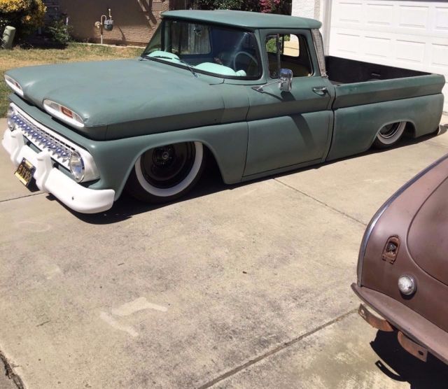 1963 Green primer Chevrolet C-10 Standard Cab Pickup