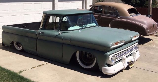 1963 Green primer Chevrolet C-10 Standard Cab Pickup